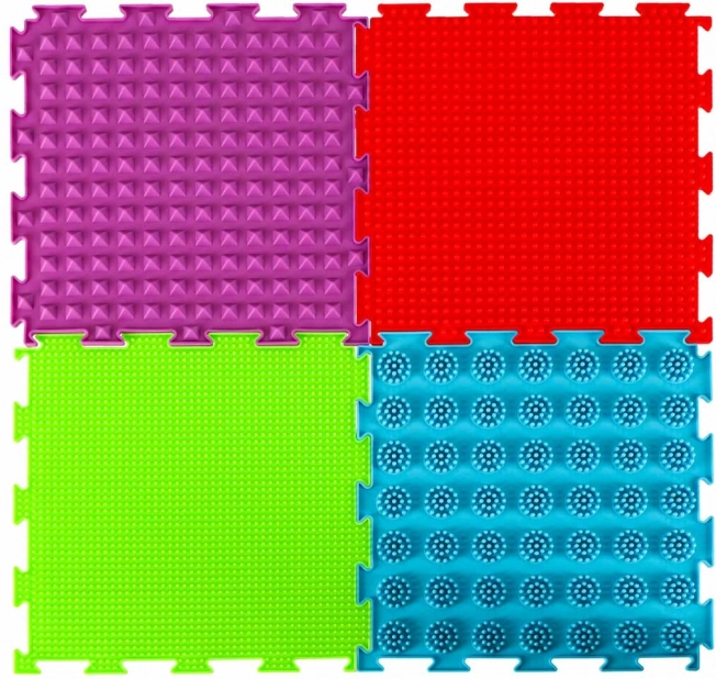 Ortopédiai szenzoros puzzle lábmasszázshoz