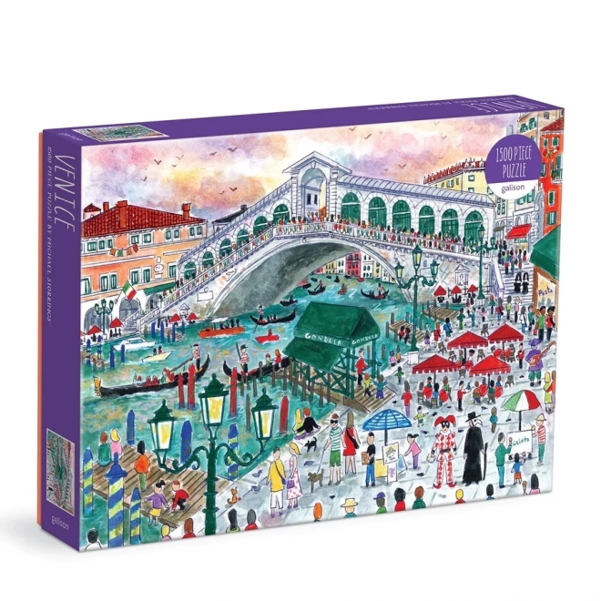 Galison 1500 darabos Velencei puzzle Michael Storrings mintával