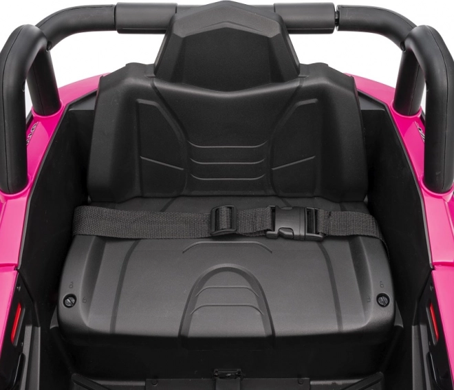 Gyermek elektromos autó Buggy Madman UTV-MX rózsaszín