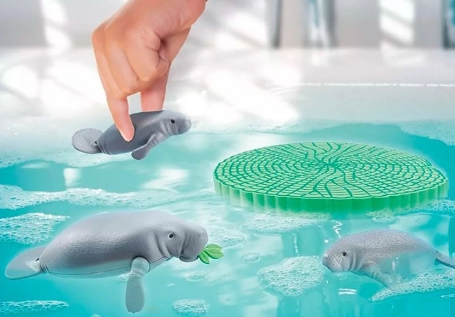 Wiltopia Figura készlet 71010 Kishajós kirándulás manátikkal