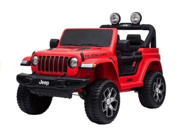 Elektromos Jeep Rubicon 4x4 gyermekautó piros színben