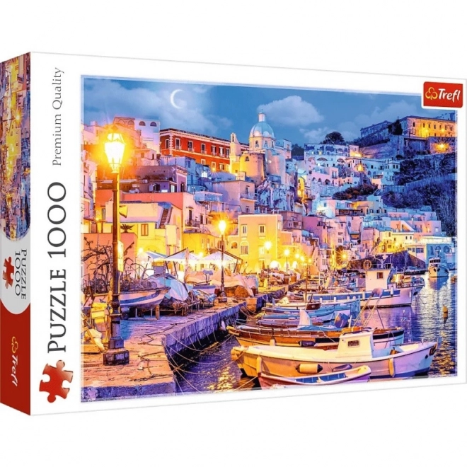 1000 darabos puzzle Procida szigete éjjel Olaszország