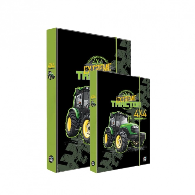 Tankönyv doboz A4 és A5 traktor mintával