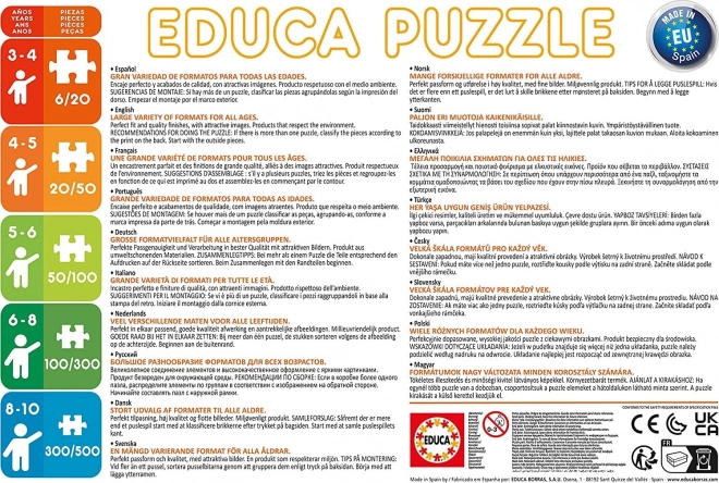 Educa lovas puzzle készlet gyerekeknek