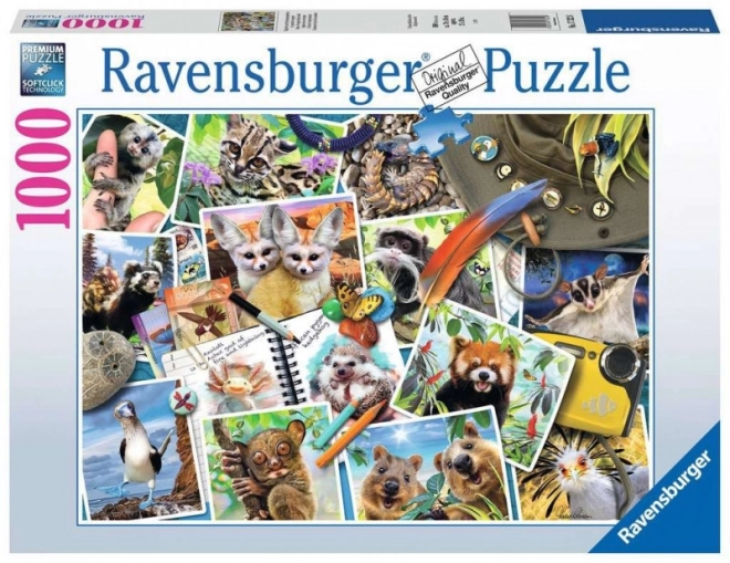 Ravensburger puzzle – Utazó állatkák 1000 darabos