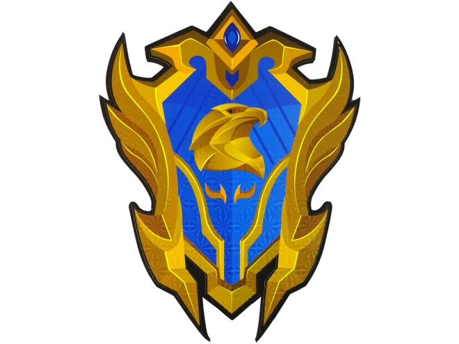 Vonzó pajzsdesign címerrel