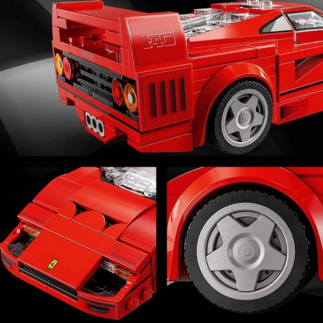 Ferrari F40 Supersportautó LEGO Speed Champions