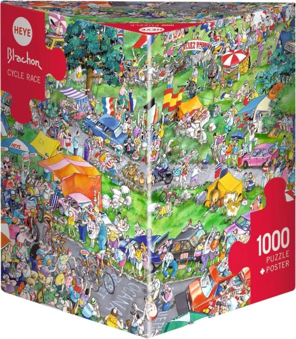 Kerékpáros verseny 1000 darabos puzzle