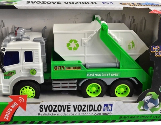 MaDe Kukásautó Konténerrel és Lendkerékkel