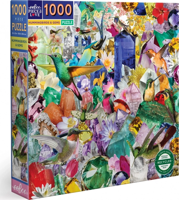 Kolibrik és drágakövek 1000 darabos puzzle