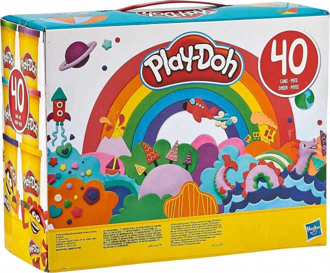 Play-Doh modellező gyurmakészlet - 40 db-os mega csomag