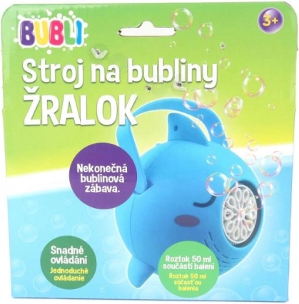 Buborékgép Cápa
