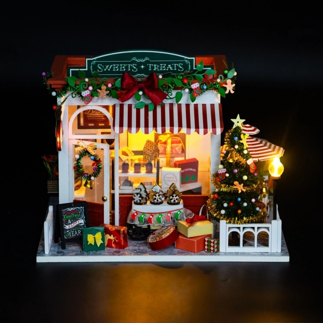 2Kids Toys miniatűr házikó karácsonyi cukrászda