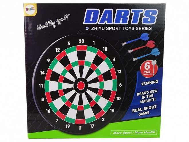 Mágneses Darts Célfal 6 Lövedékkel