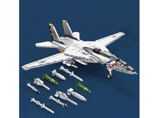 F-14 Tomcat technikai építőkocka szett