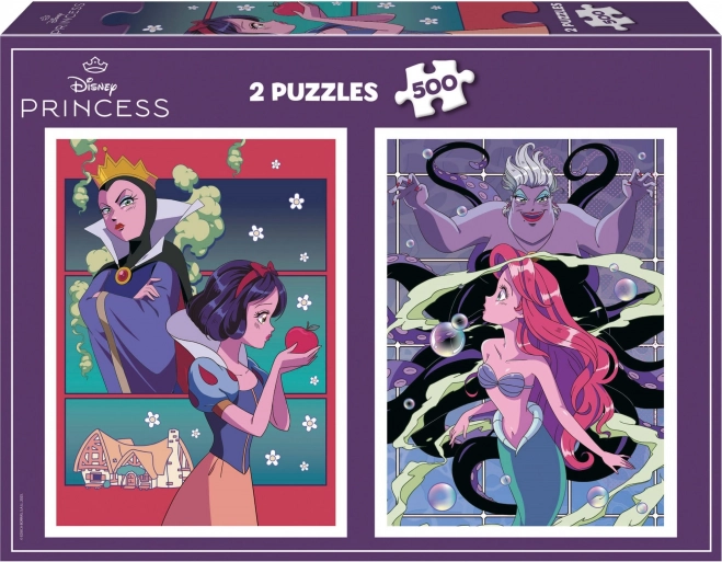 Educa Puzzle Disney Cselszövői és Hercegnők 2x500 darab
