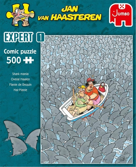 Jan Van Haasteren puzzle - cápamánia 500 darabos