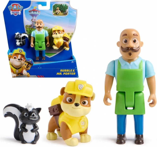 Szett figurák Mancs Őrjárat Rubble