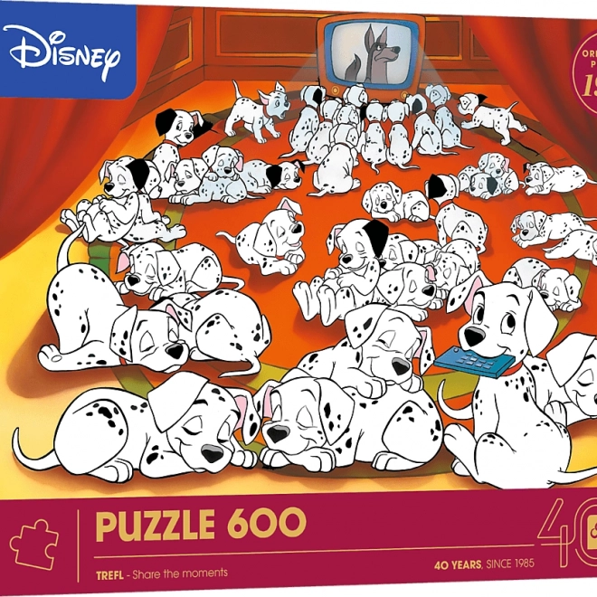 Trefl Puzzle Disney: 101 kiskutya 600 darab