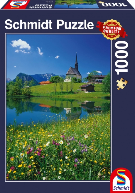 Inzell templom és Miklós templom puzzle 1000 darabos