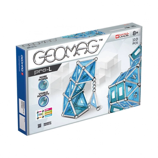 Geomag Pro-L mágneses építőkészlet 110 darabos készlet