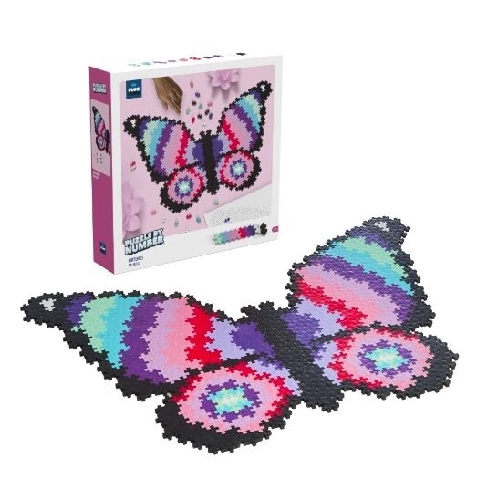 Plus-plus puzzle számok szerint - Pillangó 800 darabos készlet