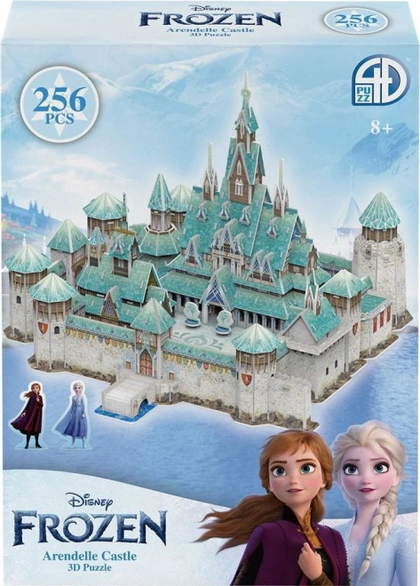 Jégvarázs Arendelle kastély 3D Puzzle 256 darabos