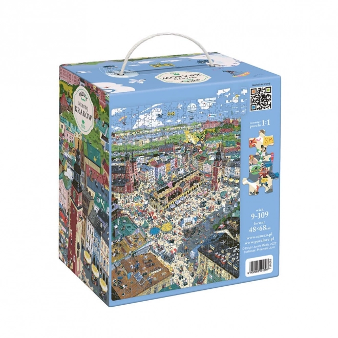 Puzzlove krakkói város puzzle 500 darabos