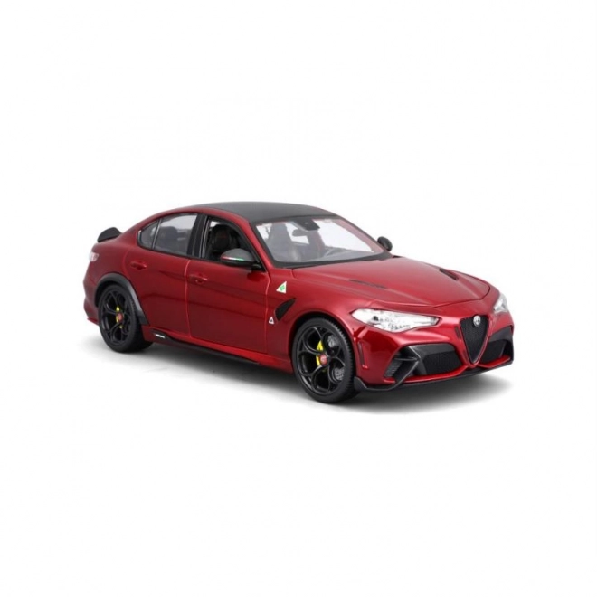 Bburago Alfa Romeo Giulia GTAm fém model, piros