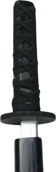 Fekete 70 cm-es fa edző katana