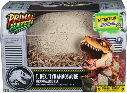 Interaktív T‑Rex – Primal Hatch, amely tojásból kel ki