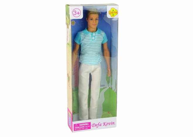 Baby baba fiú szőke haj – türkiz ing