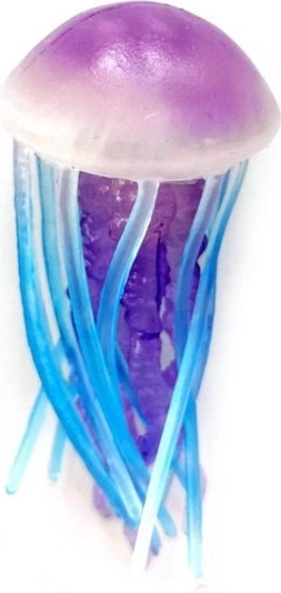 Világító medúza figura Tányérka 9 cm