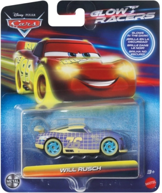 Verdák Glow Racers – fém, világító modell 1:55
