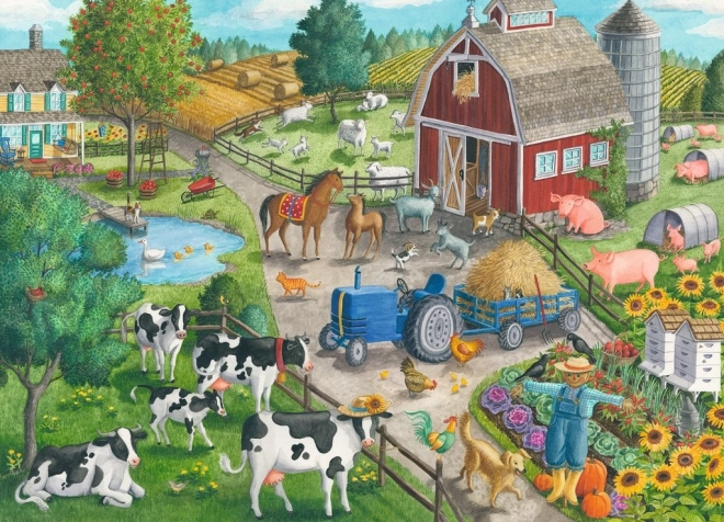 Ravensburger farm kaland puzzle 60 darab