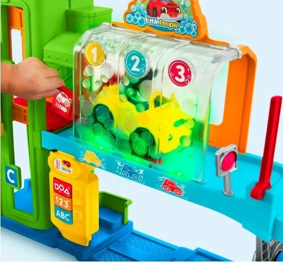 Fisher-Price Little People interaktív autómosó