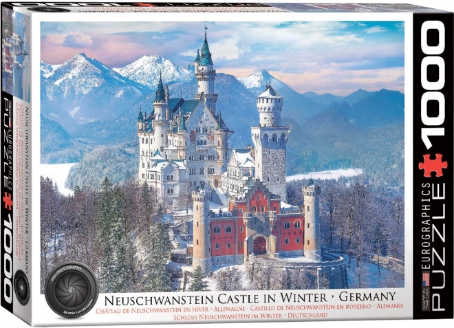 Eurographics puzzle Neuschwanstein kastély 1000 darabos