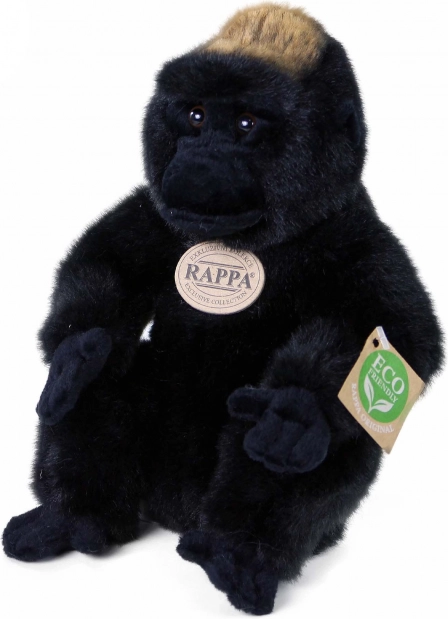 Ülő plüss gorilla 23 cm, környezetbarát
