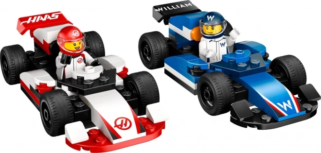 Lego City F1 Versenyautók Williams Racing és Haas F1