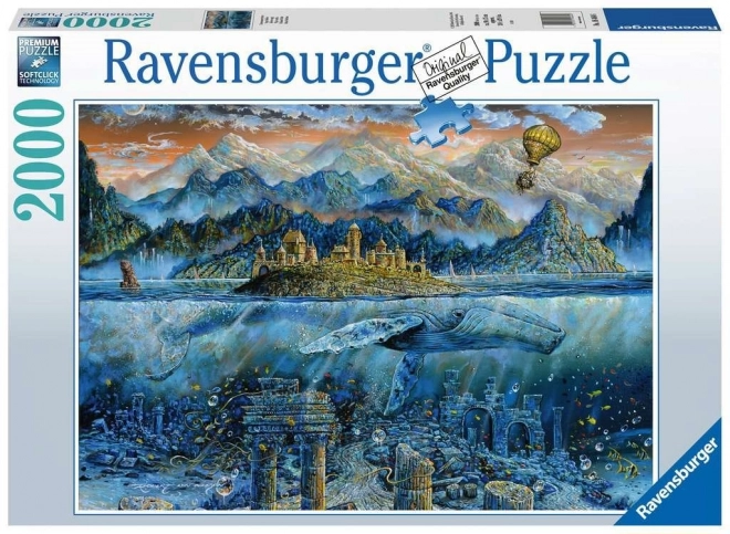 Ravensburger bölcs bálna puzzle 2000 darabos