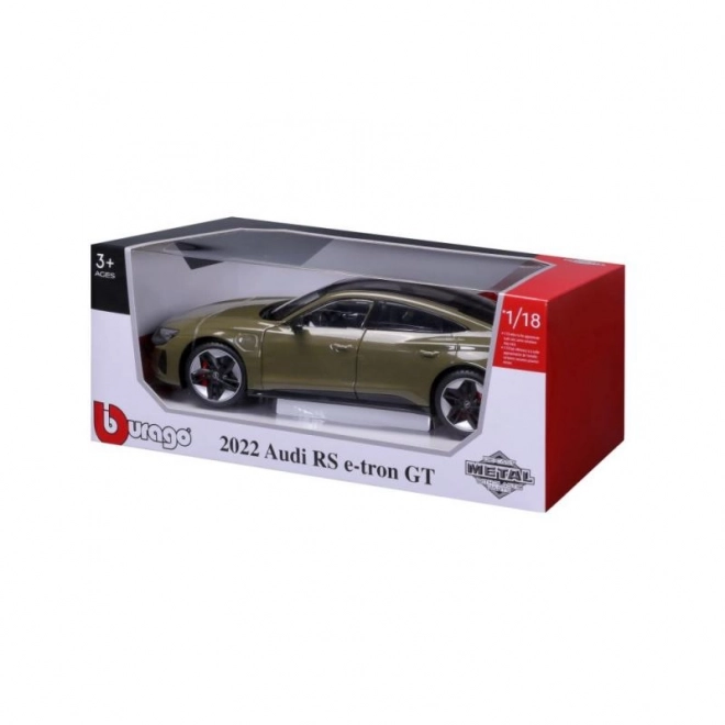 Bburago 1:18 Plus - Audi RS e-tron GT 2022 - Zöld