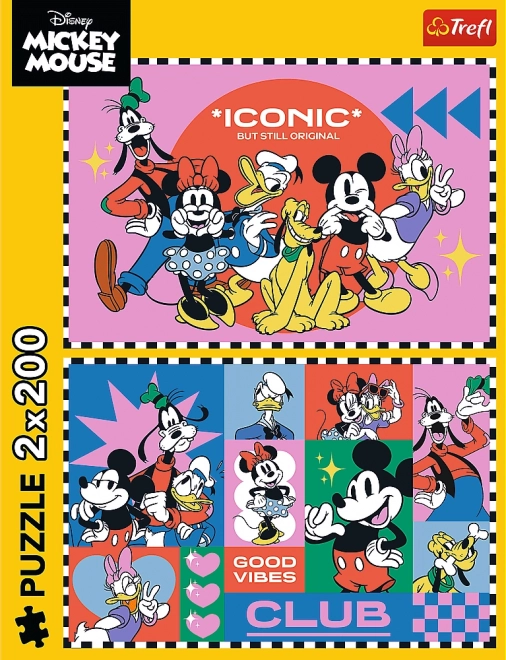 Disney idő a barátokkal puzzle 2x200 darabos