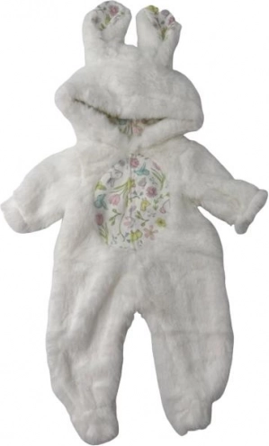 Nyuszi kezeslábas babáknak 40-43 cm