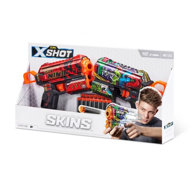 X-Shot Skins Flux kilövő készlet 16 lövedékkel