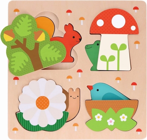 Petit Collage illesztős puzzle - Ez az otthonom
