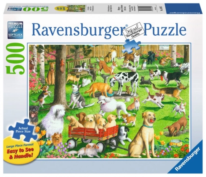 Kutyapark XXL 500 darabos puzzle