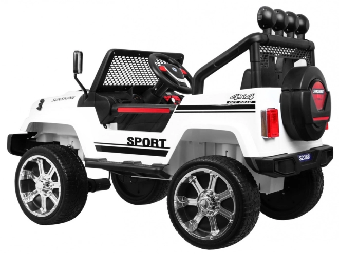 Terepjáró Raptor Drifter Fehér + Távirányítás + 4x4 Meghajtás + Tárhely + Lassan indulás + MP3 LED