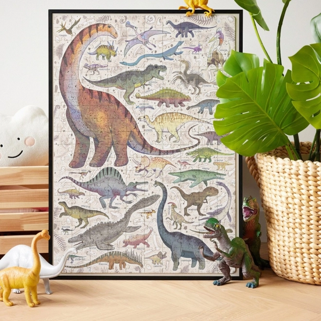 Dinoszauruszos Puzzlove Puzzle 200 Darabos