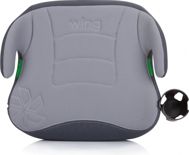 Chipolino biztonsági ülésmagasító Wing 125-150cm Isofix, hamuszürke