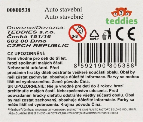 Mini építő járművek fém/műanyag 7 cm szabadon futó vegyes típusok